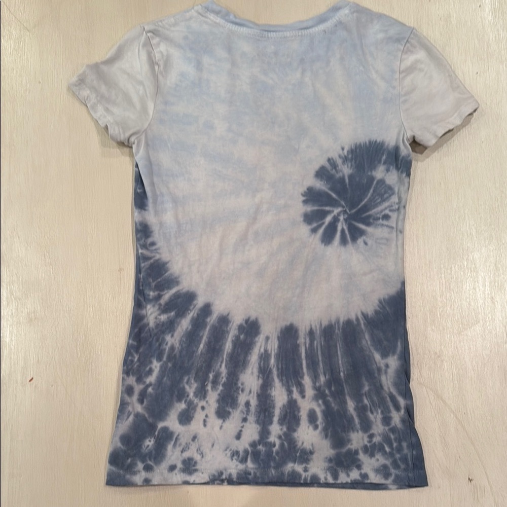 Aeropostale Tie-Dye T-Shirt - Blue and White - Picture 2 of 5